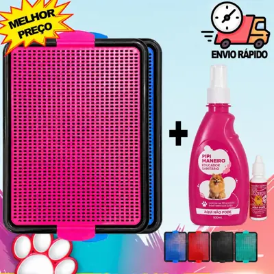Foto do anúncio: Sanitário Banheiro Grande Para Cachorro + Educador Caca Xixi Sim Xixi