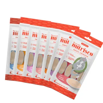 Foto do anúncio: Snack Cremoso para Gatos Nutrisco Sabores Variados 56 g Pestisco