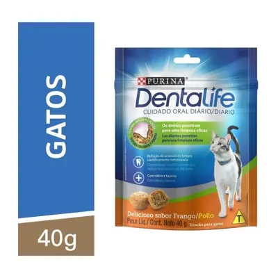 Foto do anúncio: Petisco Gatos Adultos Frango 40g Dentalife