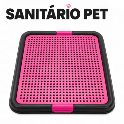 Foto do anúncio: Sanitário Pet Grande com Grade Tapete Higiênico para Cães Lavável
