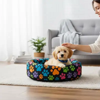 Foto do anúncio: Cama Pet para Cachorro e Gato (Redonda 50cm) Petshop
