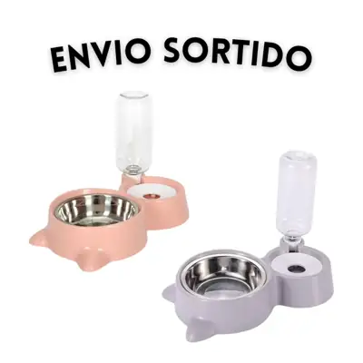 Foto do anúncio: Comedouro Bebedouro Pet Automático Inox Sifão Cães Gatos