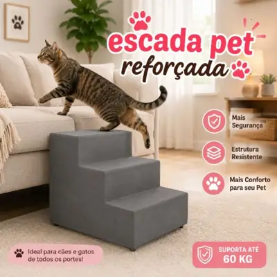 Foto do anúncio: Escada pet para cachorro e gato