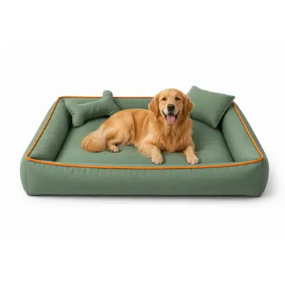 Foto do anúncio: Cama Pet Grande Lavável com Zíper para retirada dos Enchimentos 1,30 x