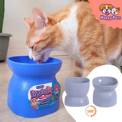 Foto do anúncio: Comedouro Alto E Raso Ou Bebedouro Elevado Da Pet Games Ergonocat