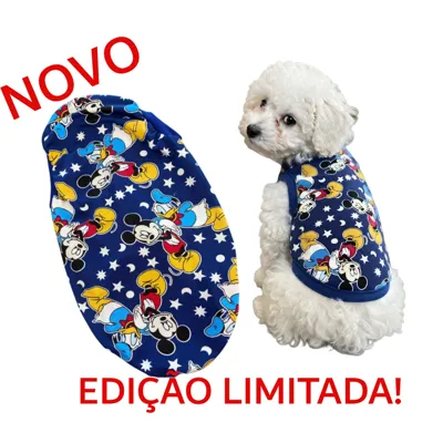 Foto do anúncio: Roupinha Cachorro Camiseta Pet Verão para Cães de Pequeno e Médio Porte em Malha Suede Super Macia e Confortável