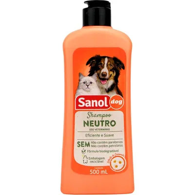 Foto do anúncio: Sanol Dog - Shampoo De Pêlos Para Cães e Gatos - Neutro 500ml /Laranja