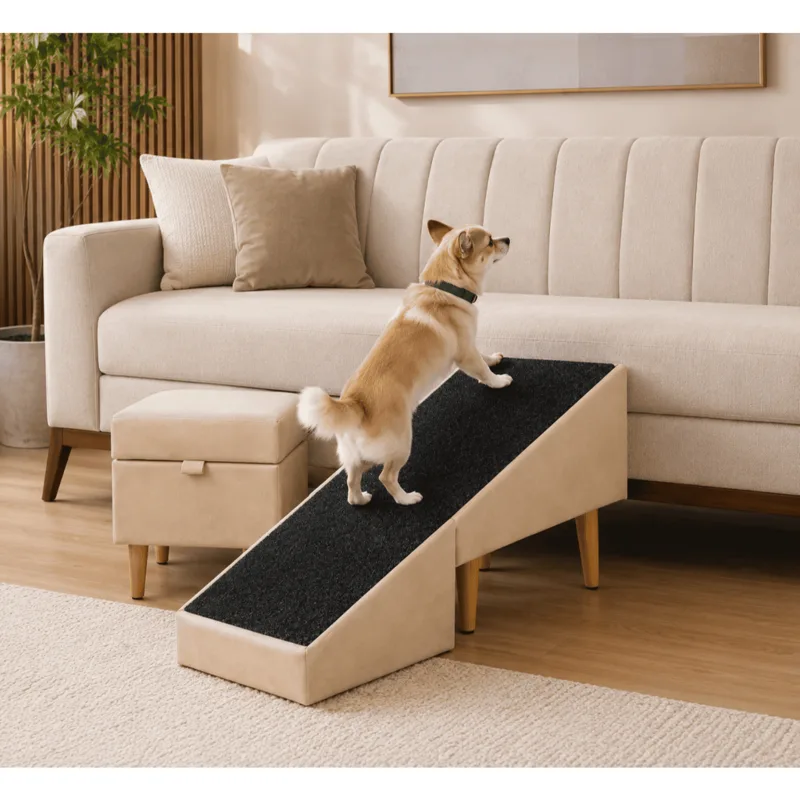 Foto do anúncio: Rampa Pett Multiuso 2em1 Escada Prática Sófa Cama Para Pets