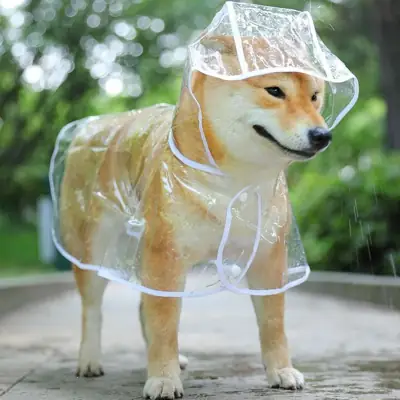 Foto do anúncio: Capa Chuva Pet Impermeável Durável - Cachorro Passeio Grande Médio