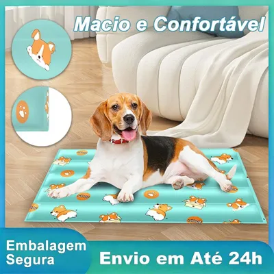 Foto do anúncio: Tapete Pet Gelado 60x90cm para Cachorros e Gatos Macio Confortável Durável