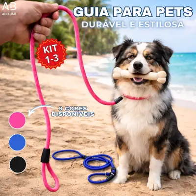 Foto do anúncio: Guia unificada para Cachorro Coleira Ajustável guia deslizante Alta