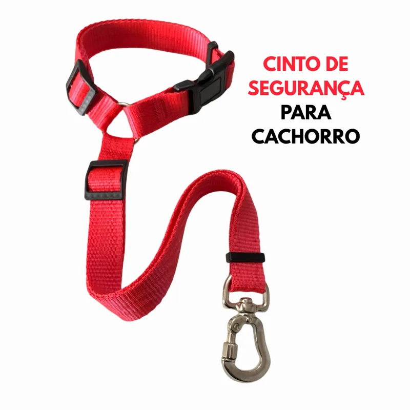 Foto do anúncio: Cinto pet veicular para cães pequenos, médios e grandes