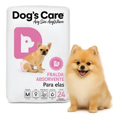 Foto do anúncio: Fralda Higiênica Cachorro Descartável FEMEA P M G GG Para Idodos Cio