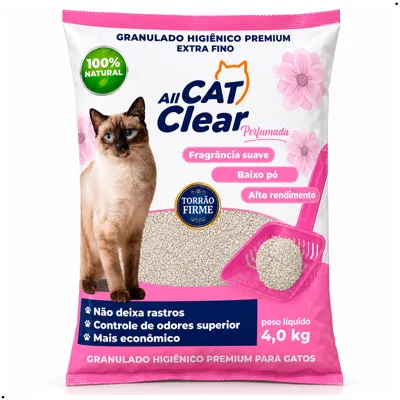 Foto do anúncio: Areia Granulado Higiênico P/ Gatos Perfumada 4kg