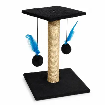 Foto do anúncio: Arranhador Para Gatos Com Poste De Sisal Base Dupla Brinquedo Bolinha