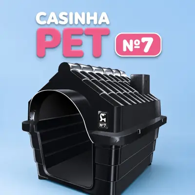 Foto do anúncio: Casinha Casa Pet N 7 Cachorro Cães porte Médio Plástica Desmontável