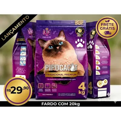 Foto do anúncio: Kit 20kg Areia Sanitária Higiênica Argila Natural para Gatos Grãos