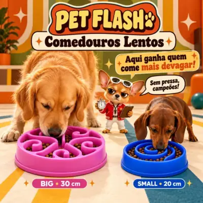Foto do anúncio: Comedouro Educativo Lento Para Cachorro Gato Pequeno e Grande
