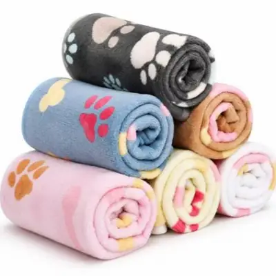 Foto do anúncio: Kit Mantas Pet 100x70cm Manta Microfibra Ultra Soft Pet Para Cães