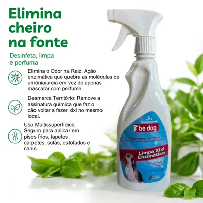Foto do anúncio: Limpa Xixi Enzimático Removedor de Odor e Desmarca Território para Cachorro Be Dog 500mL