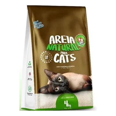 Foto do anúncio: Areia higiênica natural biodegradável mandioca 4kg