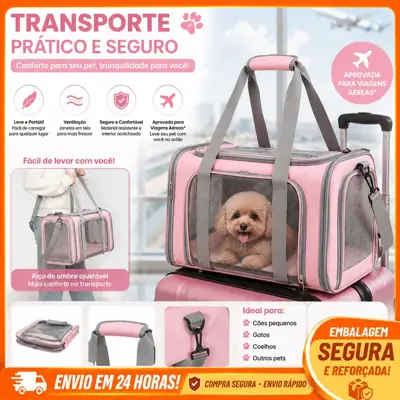 Foto do anúncio: Bolsa Transporte Pet para Cães e Gatos Dobrável Mochila para Viagem