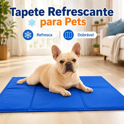Foto do anúncio: Tapete Refrescante Gelado para Cachorro Gato Grande 30X40/40X50/50X65cm
