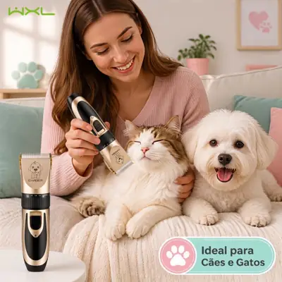 Foto do anúncio: Tosadora Profissional Pet Kit Completo Máquina Aparador Pelos