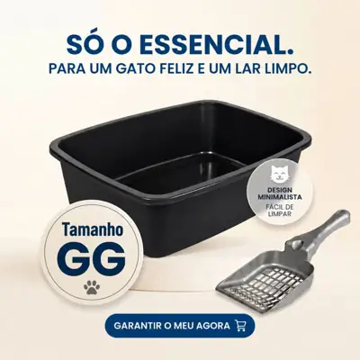 Foto do anúncio: Caixa de Areia para Gatos Tamanho GG Grande com Pá Higiênica Bandeja