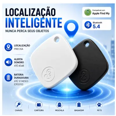 Foto do anúncio: Rastreador GPS Compativel para todos Localizador Mala Pet Moto Apple