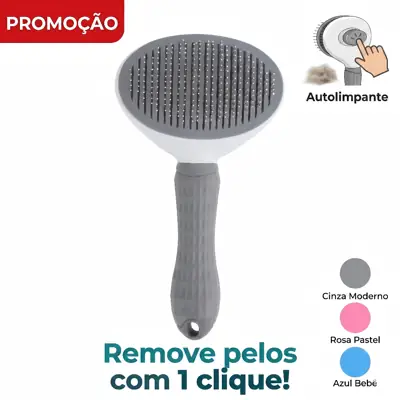 Foto do anúncio: Escova Removedora Rasqueadeira Tira Pelos Automatica Pets Cachorros