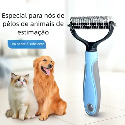 Foto do anúncio: Rasqueadeira Pet para Pelos Longos - Removedor de Pelos Cachorro Gato