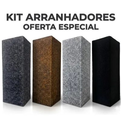 Foto do anúncio: Kit Arranhador Para Gatos Protetor Canto Sofá Cama Box Proteção Interativo Envio Imediato