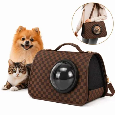 Foto do anúncio: Bolsa De Transporte Pet Pequeno Gato Cachorro Carro Viagem Avião Bagagem Para Animais De Estimação De Pequeno Porte-1855