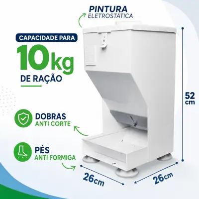 Foto do anúncio: Comedouro Chapa Anti-formiga Fercar 10kg para Cães