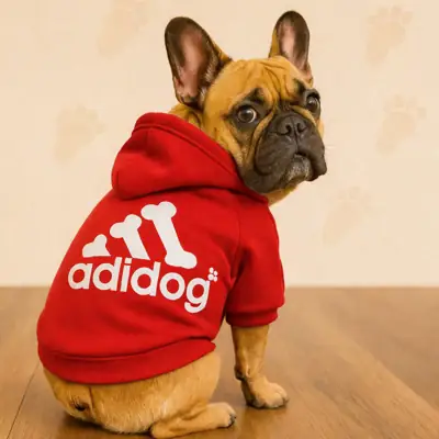 Foto do anúncio: Moletom para Cachorro c/ Capuz Roupinha Pet Touca Adidog