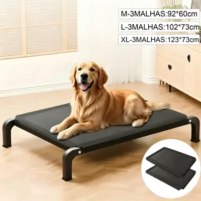 Foto do anúncio: Back Field Cama Suspensa Para Pet Cao Gato Estrutura de Aço Resistente