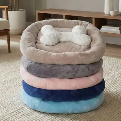 Foto do anúncio: Cama Pet Soft Aveludada C/Toque Macio Puro Luxo Acompanha Ossinho