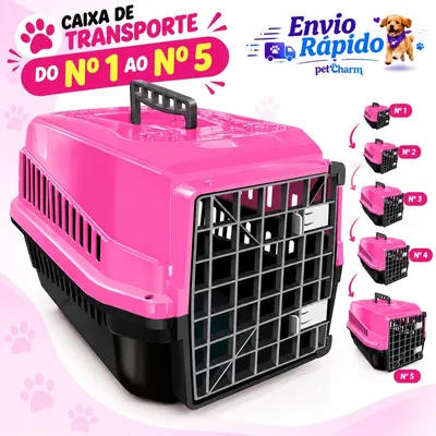 Foto do anúncio: Caixa de transporte Transportadora Pet do 1 ao 5 Cachorro e Gato