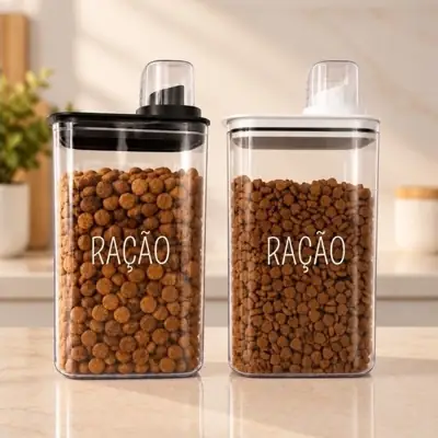 Foto do anúncio: Organizador e Dispenser de ração - pet