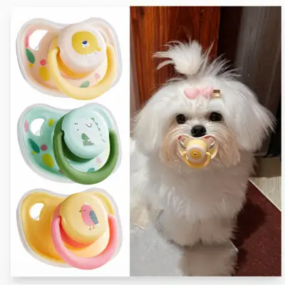 Foto do anúncio: Chupeta prática Animal Silicone resistente à mordida cão Molar gato