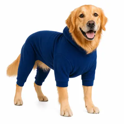 Foto do anúncio: Kit 2 Roupinha Macacão com Capuz Pet Inverno - Roupa para Macho e Fêmea De Cachorro Pequeno a Grande Porte