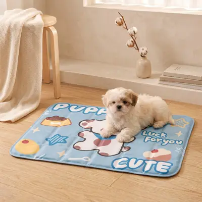 Foto do anúncio: Tapete Refrescante Gelado 60x90cm Para Cachorro Gato Cão