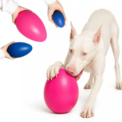 Foto do anúncio: Ovo Maluco Brinquedo Cachorro Cães Resistente Pet Mordedor Movimento