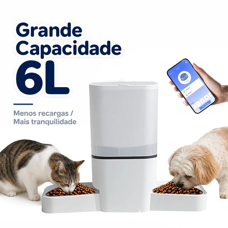 Foto do anúncio: LEFANT Alimentador Automático WiFi 6L Bivolt para Cães e Gatos