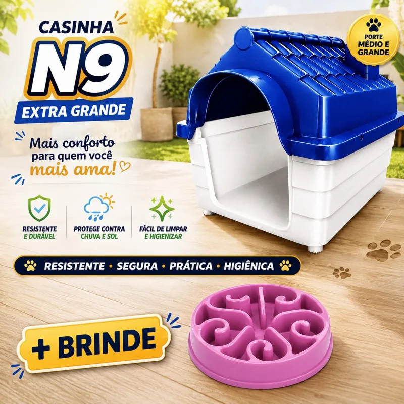 Foto do anúncio: Casinha Plástica para Cachorro N9 Extra Grande