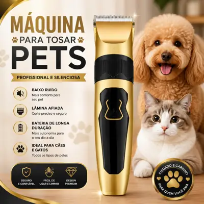 Foto do anúncio: Kit 10 peças, Máquina De Tosar Cachorro Profissional, Pet De Corte