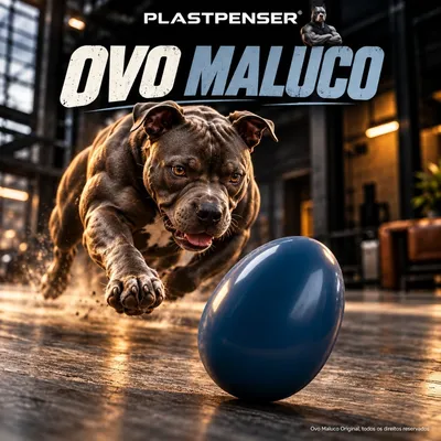 Foto do anúncio: Brinquedo Mordedor para Cachorro Ovo Maluco Pet Interativo Resistente
