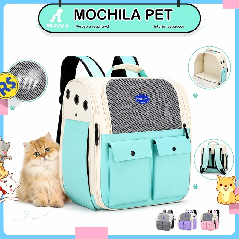 Foto do anúncio: Mochila Transporte Pet Respirável para Gatos e Cães Pequenos