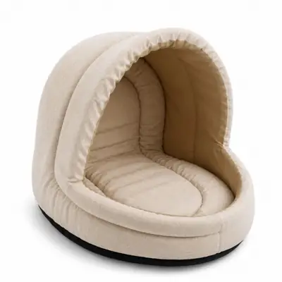 Foto do anúncio: Caminha Iglu Linho Premium Pet Casinha Toca Cachorro Gato Impermeável P